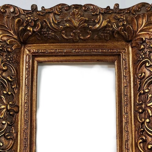 5 Antique Gold Ornate Picture Frame Photo Art Gallery Etsy