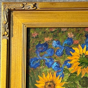 4" Gold Plein Air Picture Frame photo art gallery B4G frames4artcom