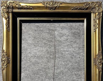 3.5" Gold picture French Style Vintage photo Frame Portrait NICE art gallery 233Gb