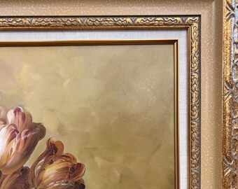 4.5" gold beige cream white French Louis Style Vintage frame art gallery 613WG frames4artcom