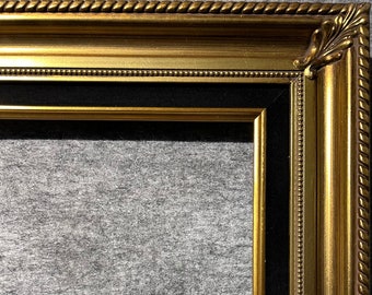 3" Gold picture oil painting photo Frame Portrait NICE art gallery 296Gb