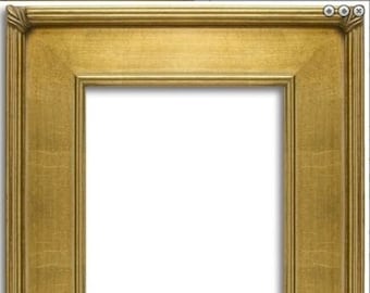 3" Gold plein air picture Frame photo art gallery M2G frames4artcom