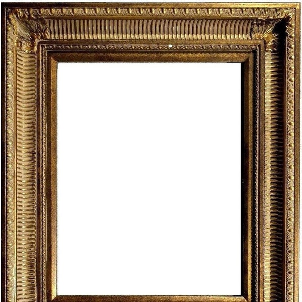 4.25" Gold Fancy bronze Ornate Picture Frame photo art gallery 655D frames4artcom