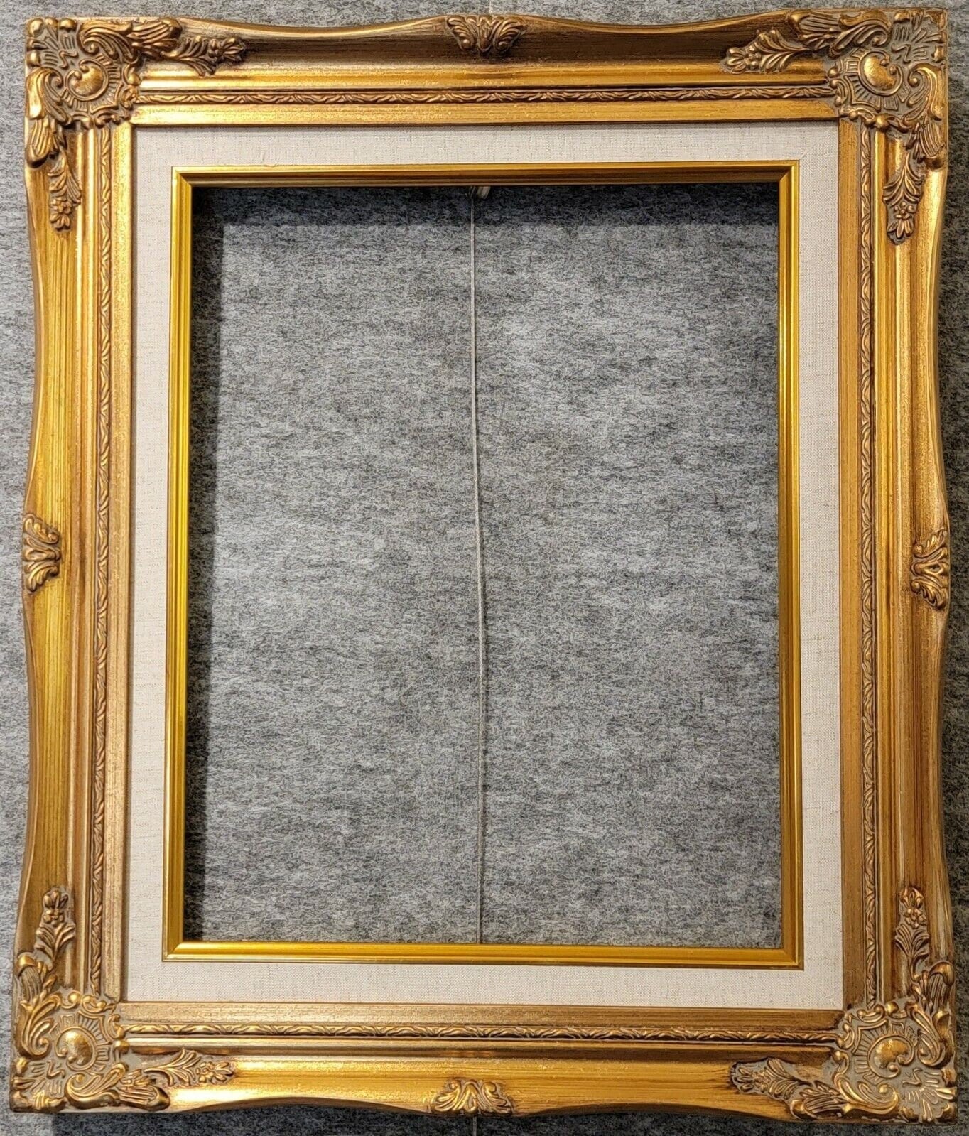 3 Gold Picture French Louis XVI Style Vintage Photo Frame Portrait