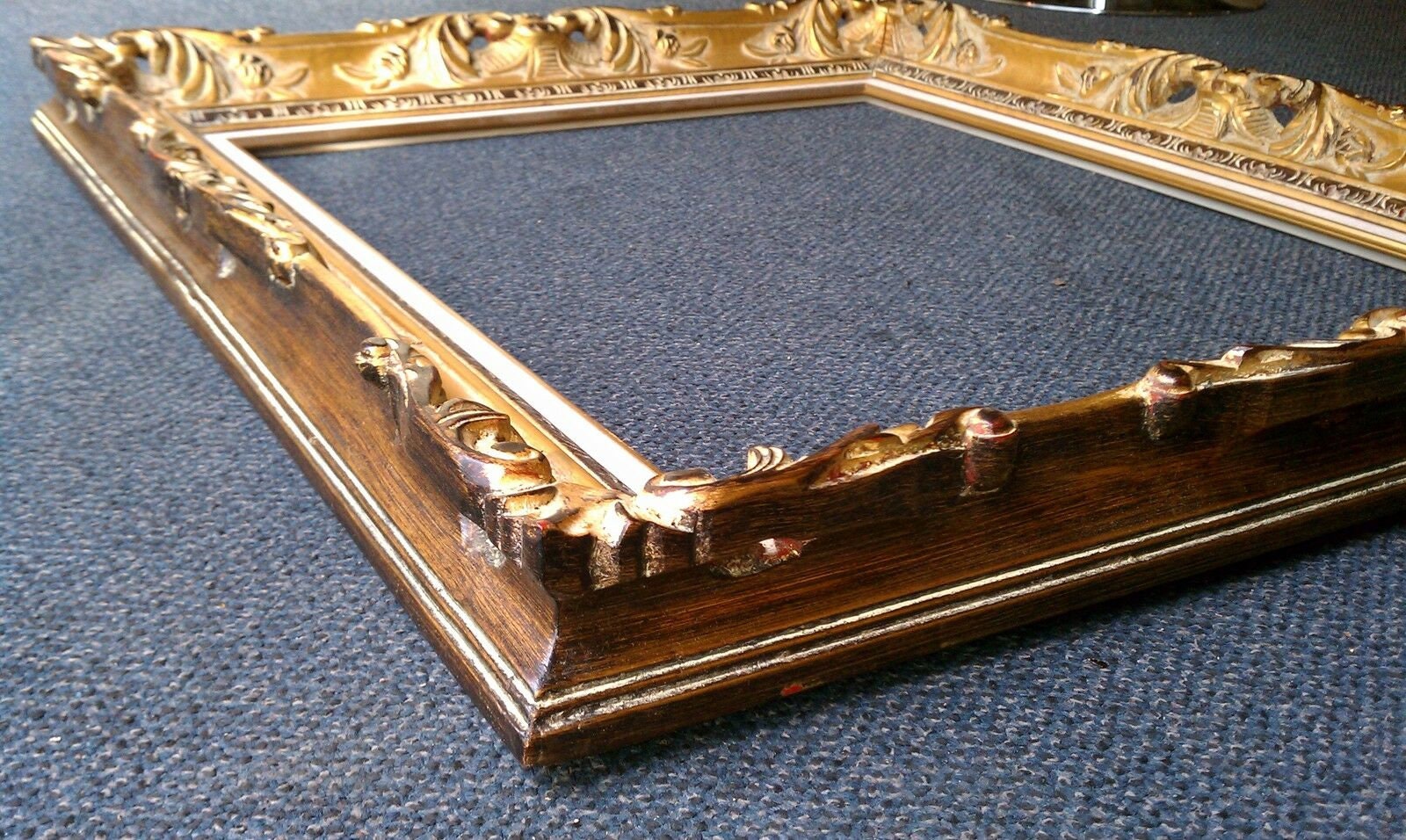4.5 Exquisite Vintage Antique Art Hand Carved Gold Frame Etsy