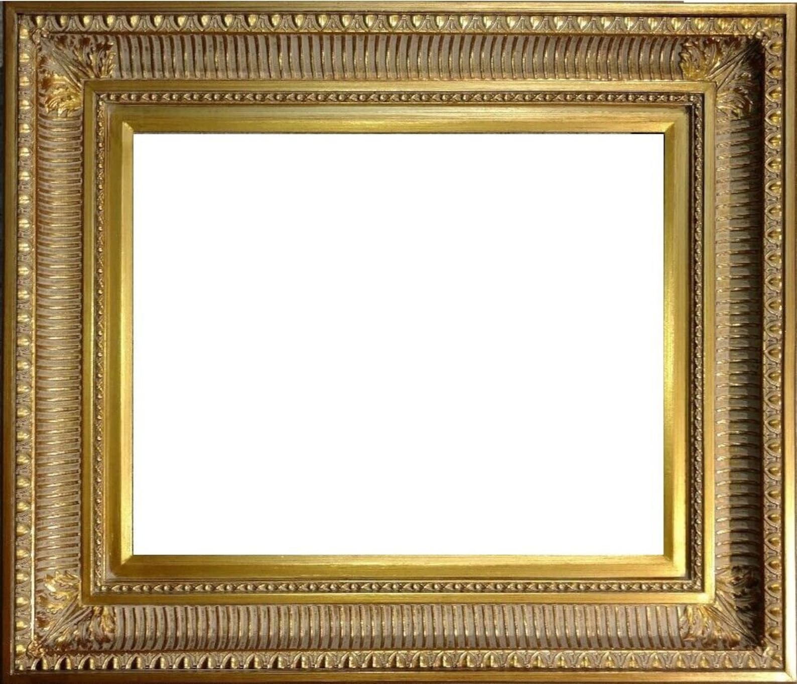4.25 Gold Fancy Gold Ornate Picture Frame photo art Etsy