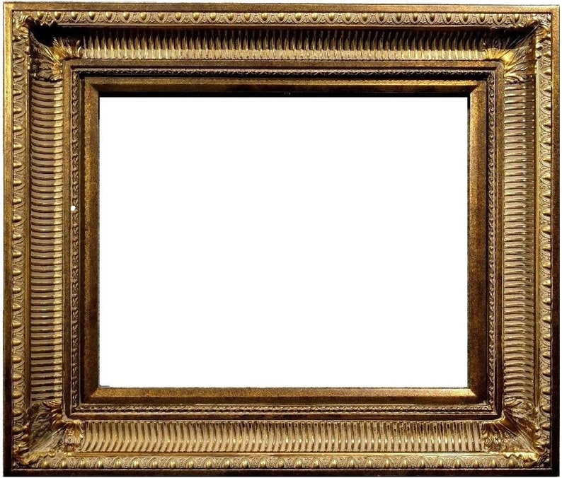 4.25 Gold Fancy bronze Ornate Picture Frame photo art gallery 655D frames4artcom image 3