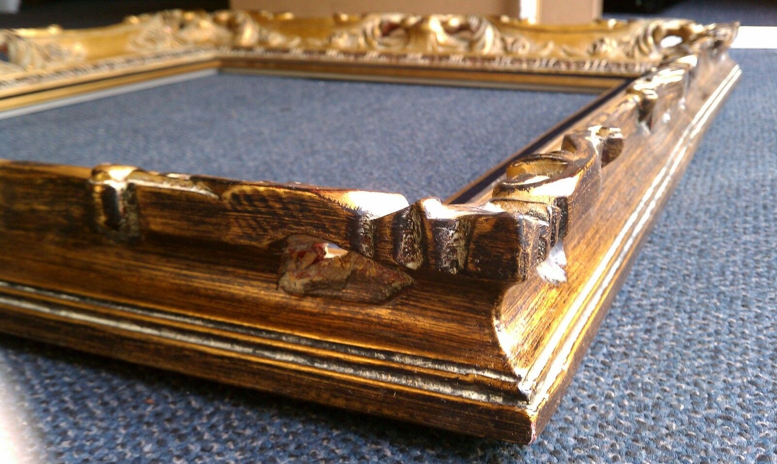 4.5 Exquisite Vintage Antique Art Hand Carved Gold Frame Etsy