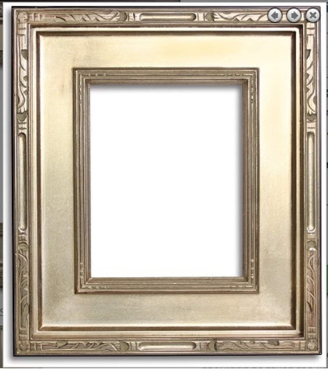 4 Silver Plein Air Picture Frame photo art gallery M10S Etsy