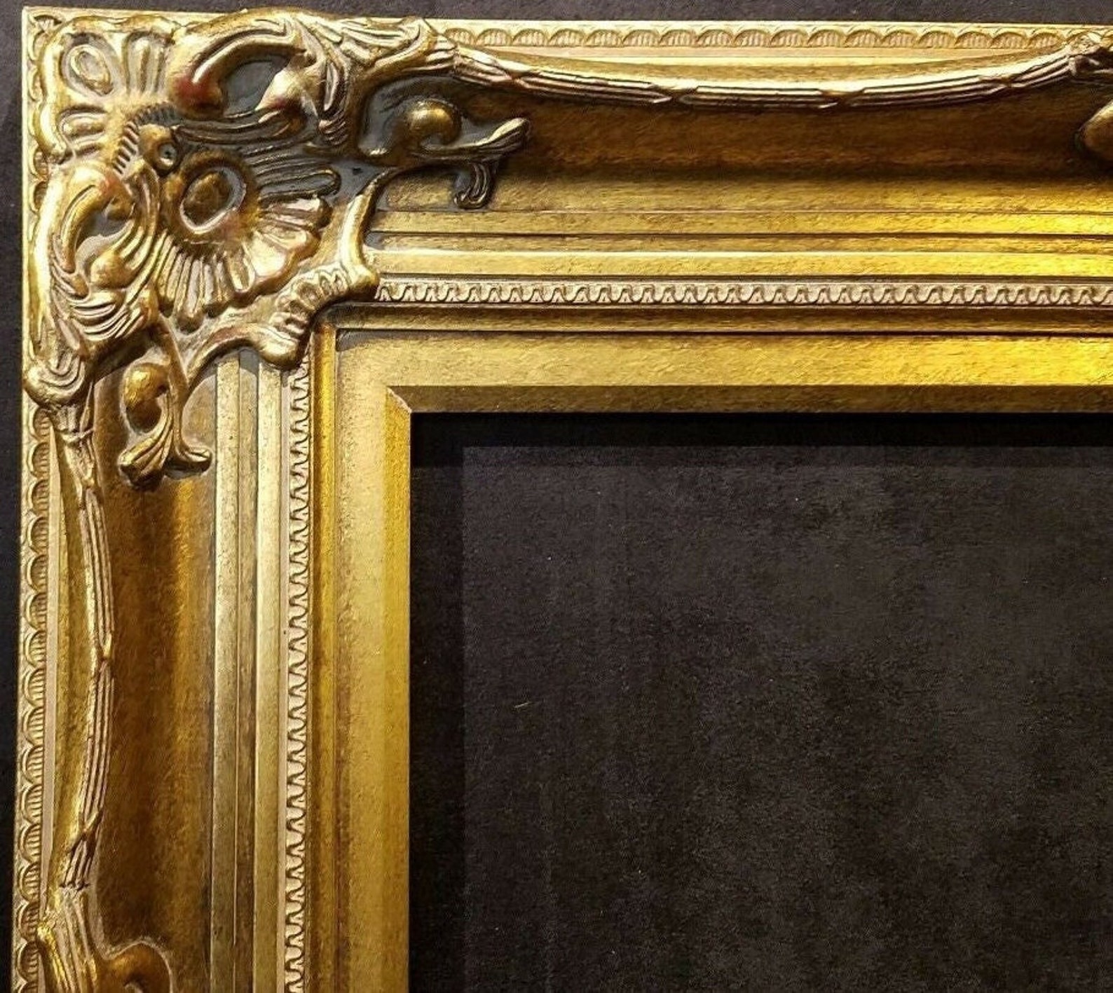 5 Antique Gold Ornate Picture Frame Photo Art Gallery Etsy