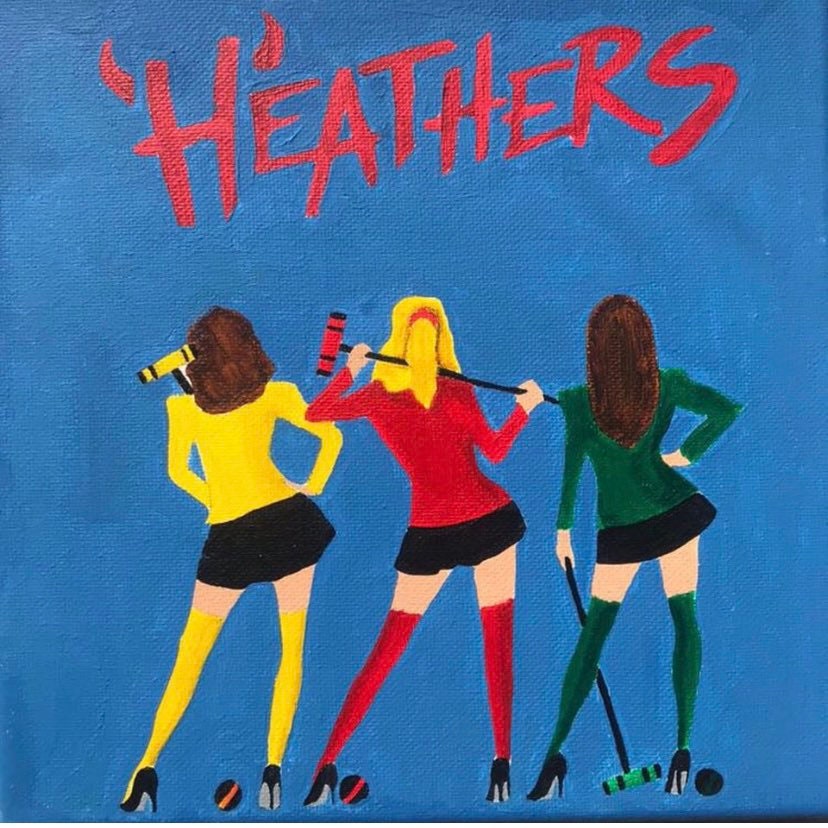 Heathers Hand Painted Musical Theatre Canvas Etsy