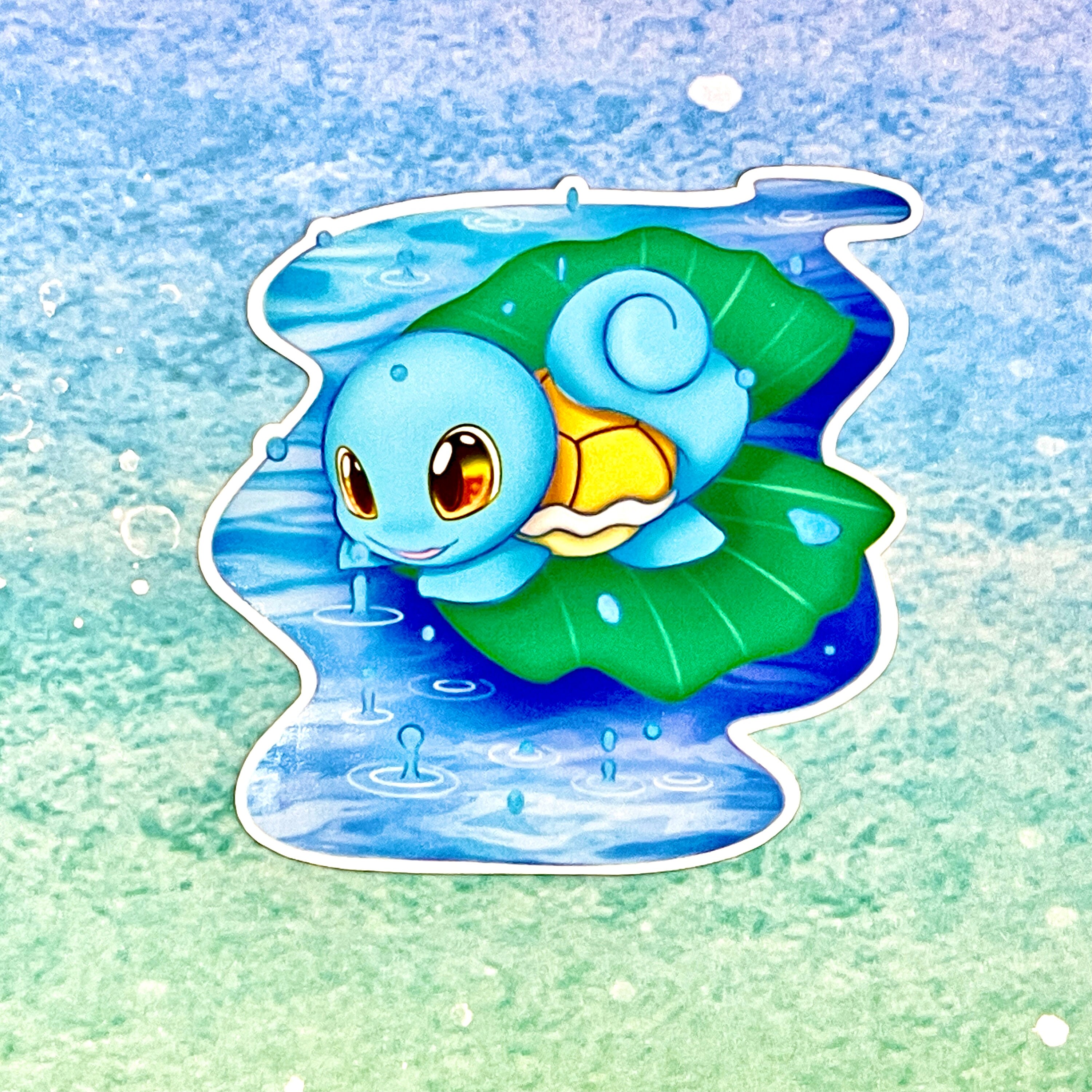 Cute Pokémon Stickers Water Pokemon Stickers Pokemon Decals Etsy