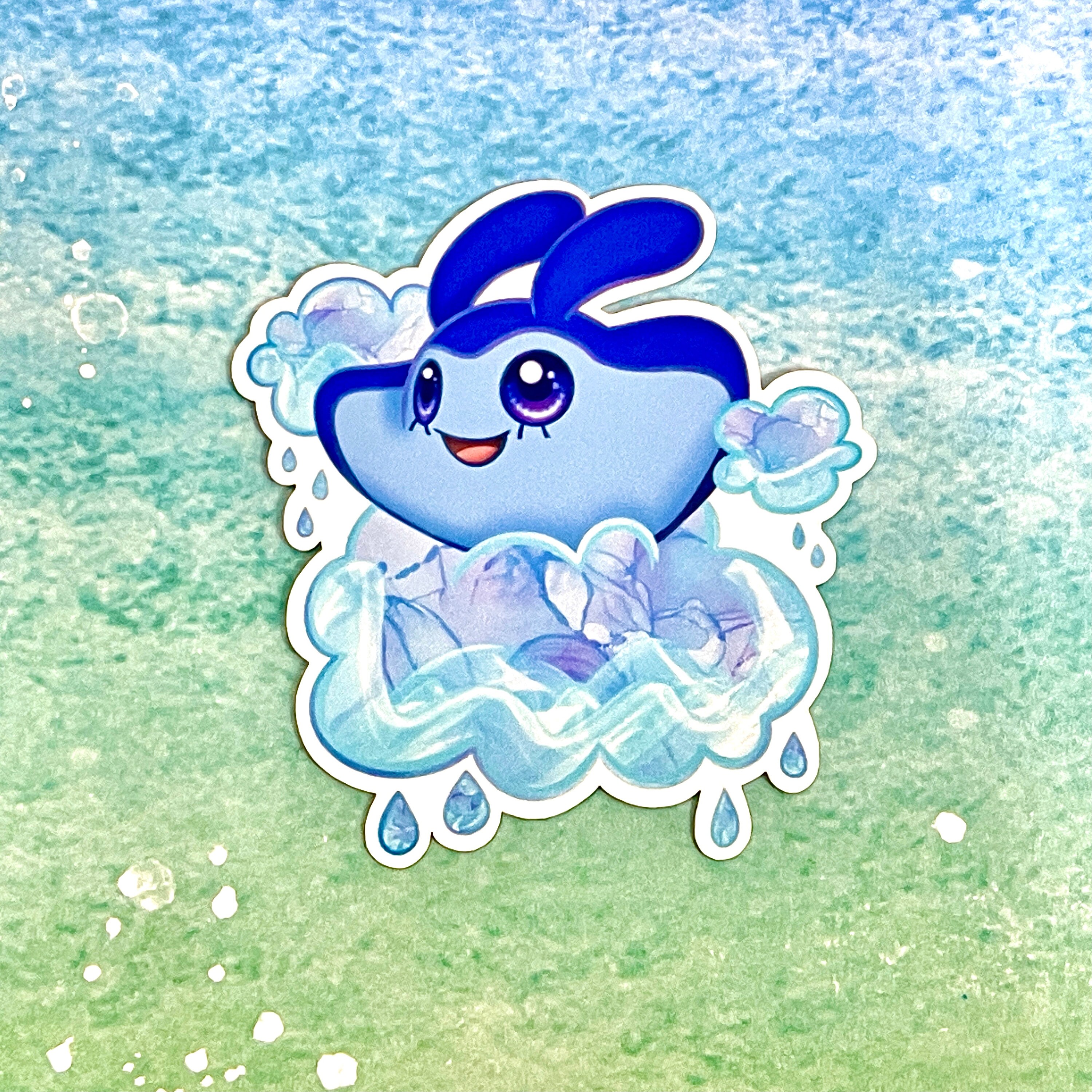 Cute Pokémon Stickers Water Pokemon Stickers Pokemon Decals Etsy