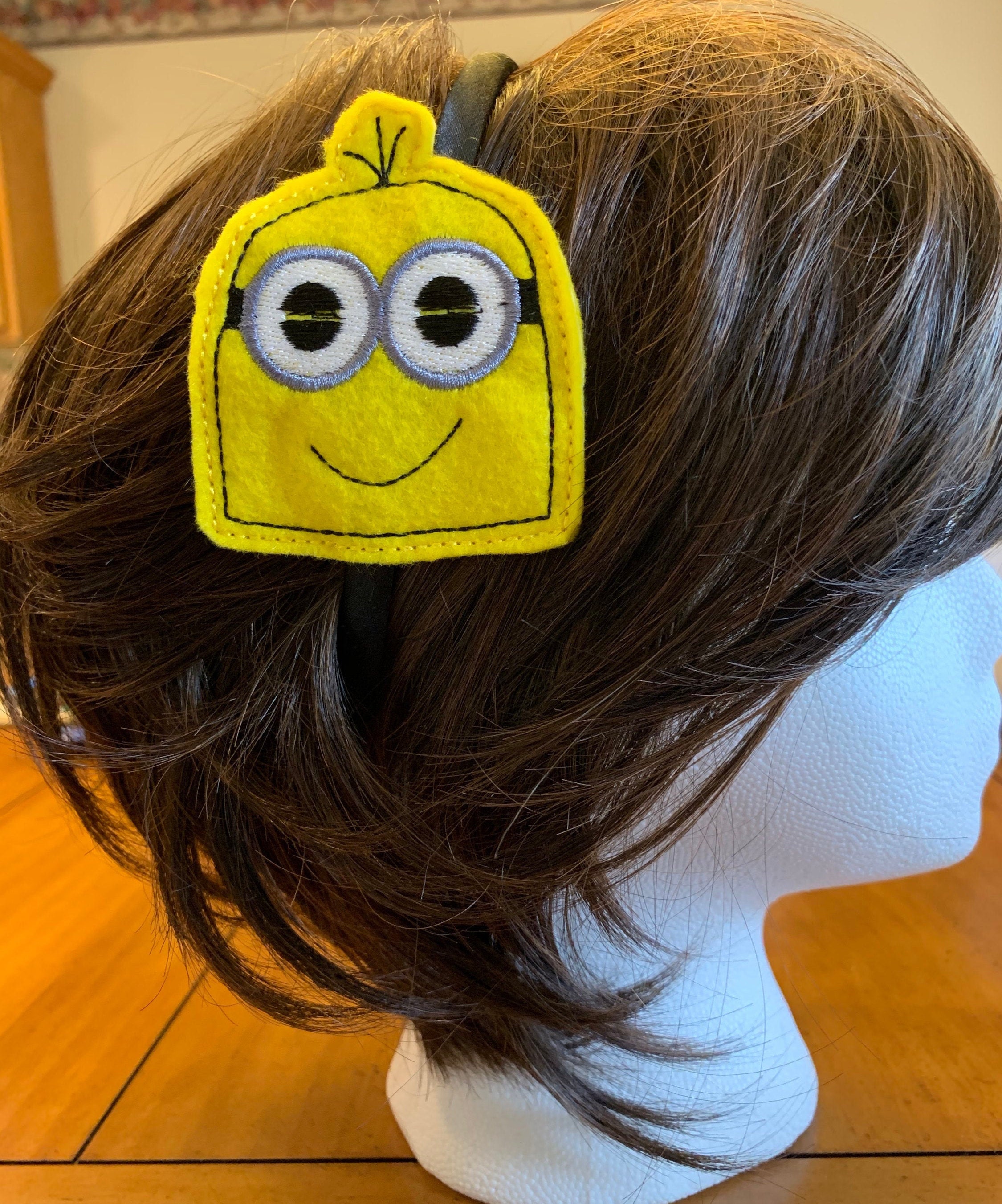Minion Headband Slider súbdito diadema personalizada Etsy