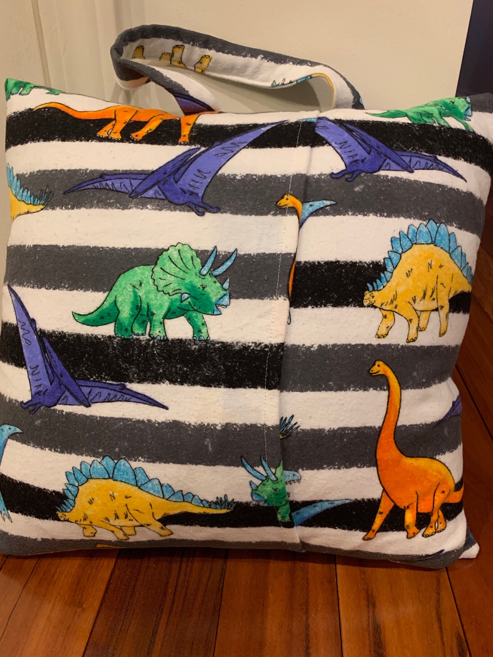 Dinosaur Reading Pillow pocket pillow dinosaur kid's Etsy