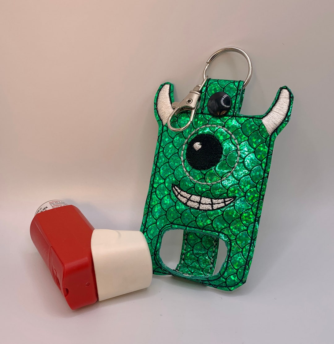 Inhaler Holder Keychain Asthma Inhaler Holder Inhaler Etsy