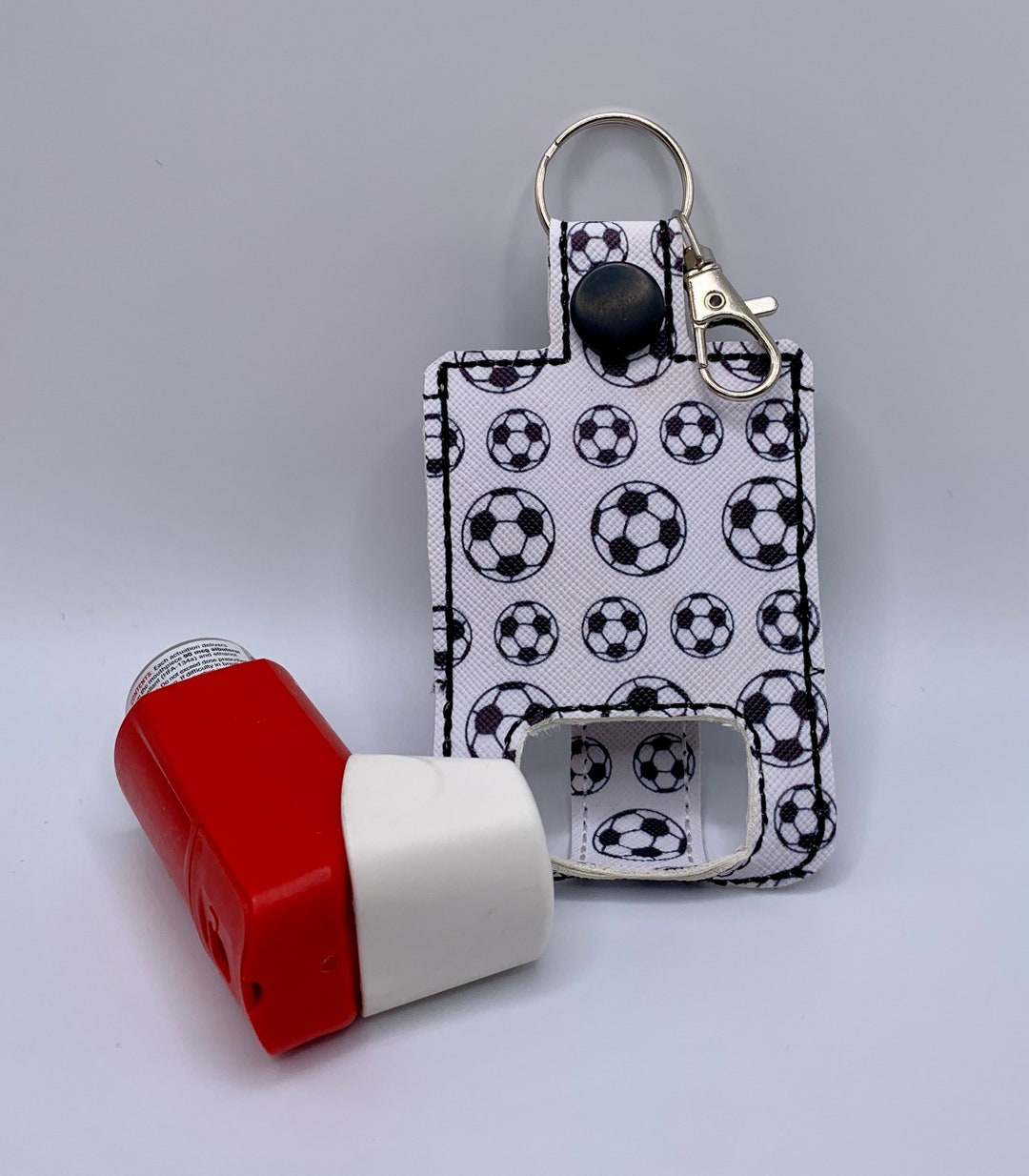 Asthma Inhaler Holders, Soccer Ball Inhaler Case, Inhaler Holder
