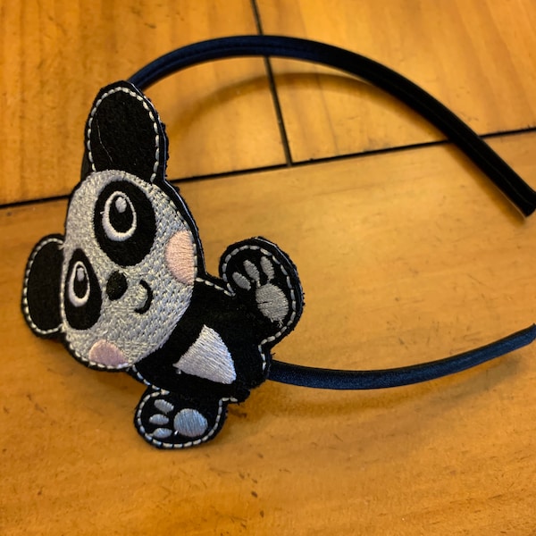 Panda Headband Etsy