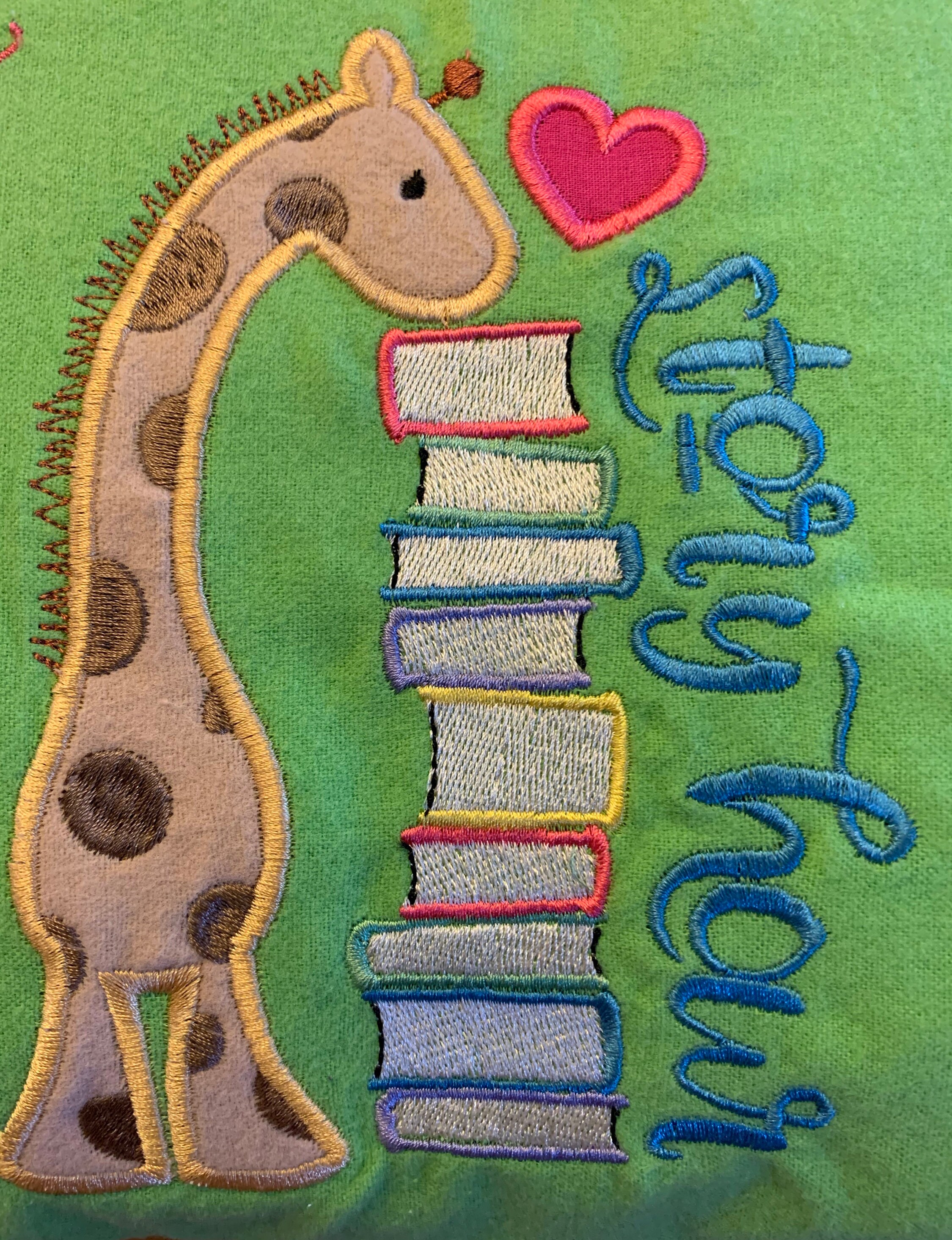 Giraffe Reading Pillow Etsy