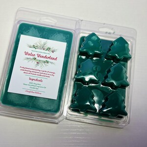Christmas Tree Winter Wonderland Wax Melts Holiday Snap Bar Melts For Gifts Wax Melts Wax Warmer Melts Home Wax Melts Holiday Scent