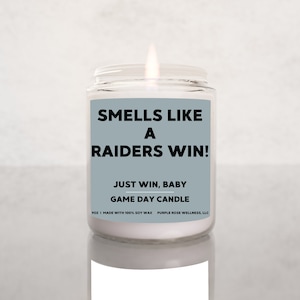 Smells Like A Lions Win Candle | Unique Gift Idea | Detroit Lions Gift Candle | Game Day Decor | Sport Themed Candle | NFL Lions