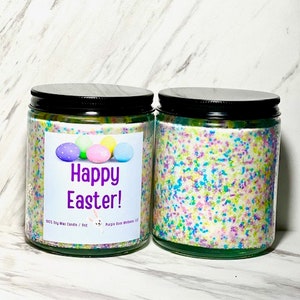 Easter Soy Candle Happy Easter Gift for Her Cute Funny Easter Basket Filler Gift