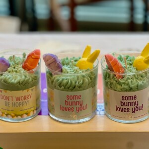 Easter Soy Candle Happy Easter Gift for Her Cute Funny Easter Basket Filler Gift