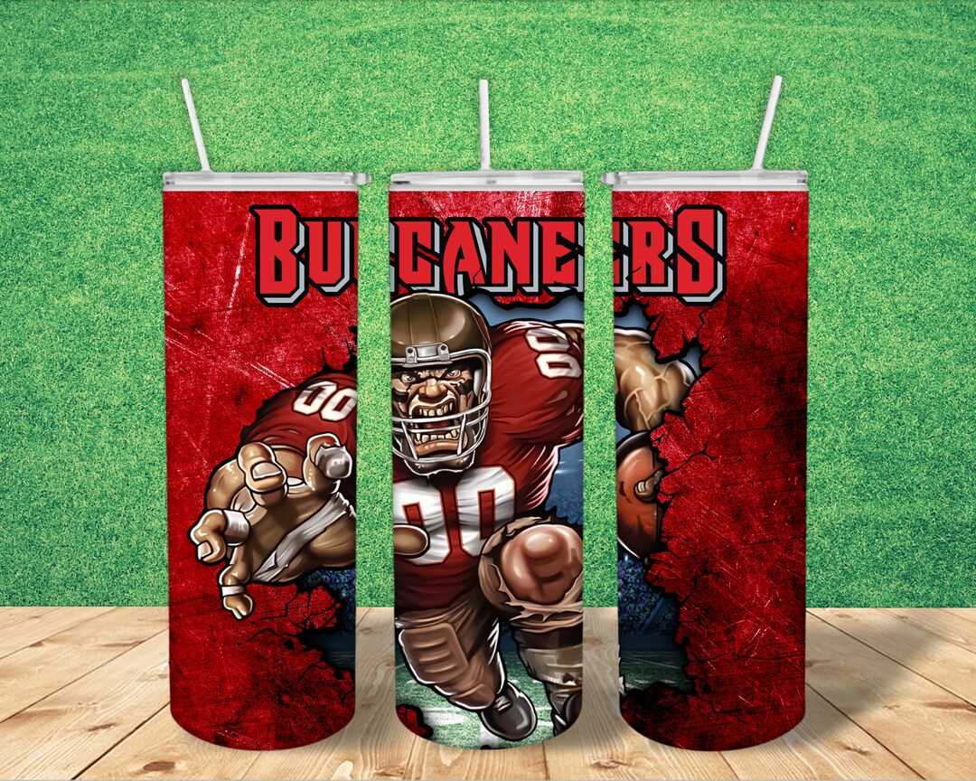 NFL Tampa Bay Buccaneers 20oz Skinny Tumbler I Sublimation Design I ...