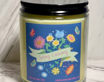 Spring Cleaning Lemon Verbena Soy Candle