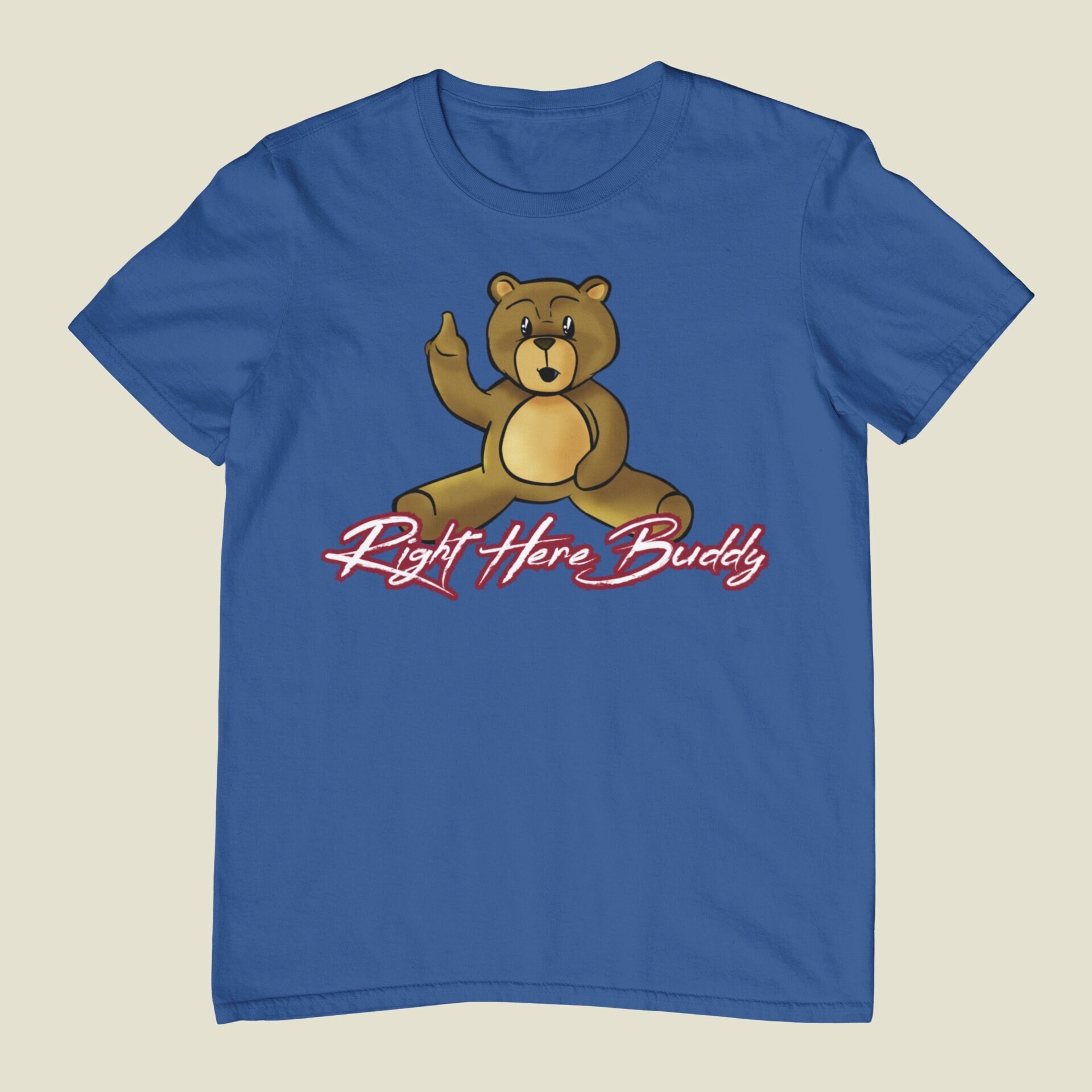 Middle Finger Teddy Bear Shirt Right 