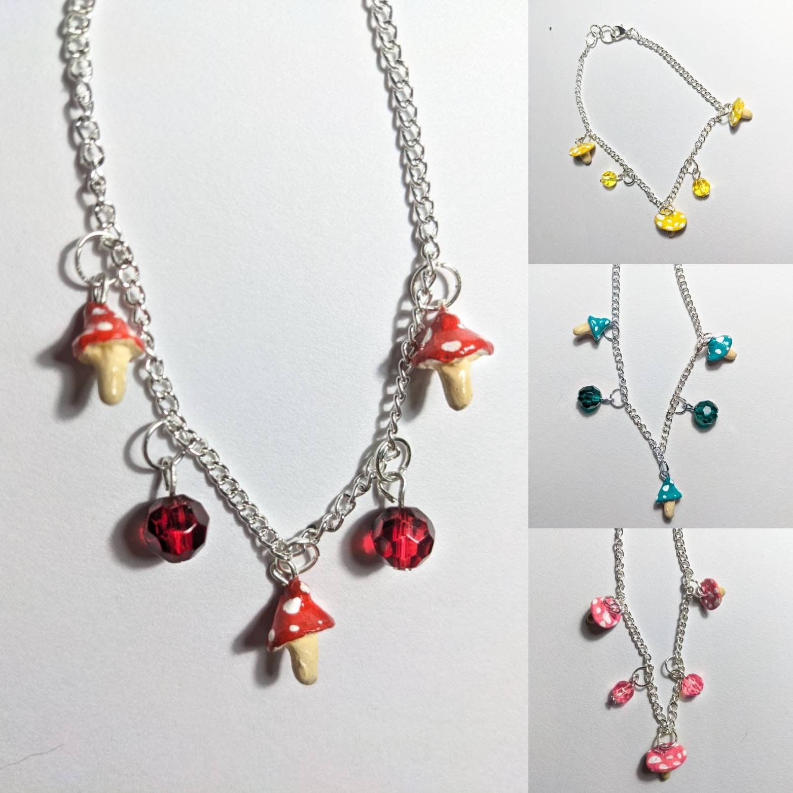 Mushroom bracelet Etsy