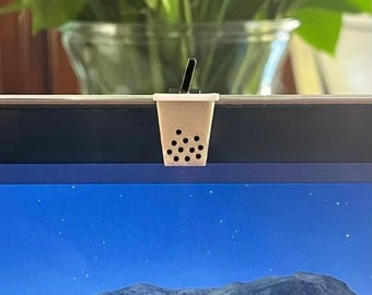 Boba Tea Webcam Cover - Camera Cover - Privacy Slide