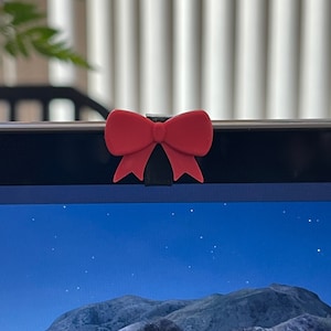 Ribbon Bow Webcam Cover - Camera Cover - Privacy Slide