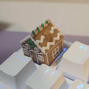 Gingerbread House Keycap