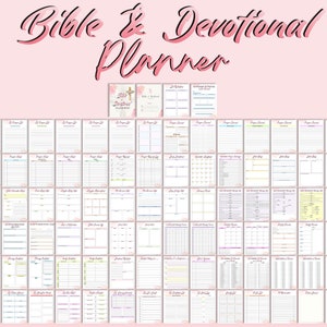 Faith Planner Bible Journal Printable Devotional Planner Bible Study ...