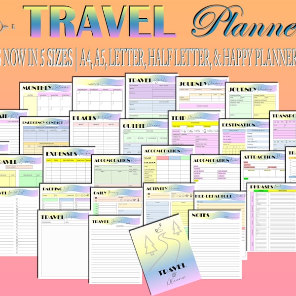 Vacation Planner - Etsy