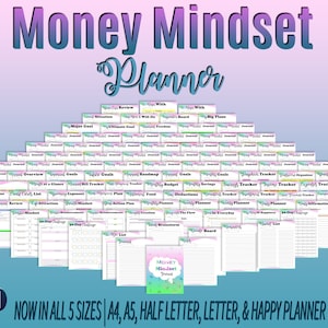 Financial Freedom Money Mindset Budget Money Story Manifestation Journal Abundance Prosperity Printable Law of Attraction Digital Download