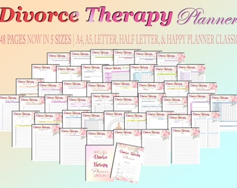 Depression Therapy Journal Mood Tracker Anxiety Planner | Etsy