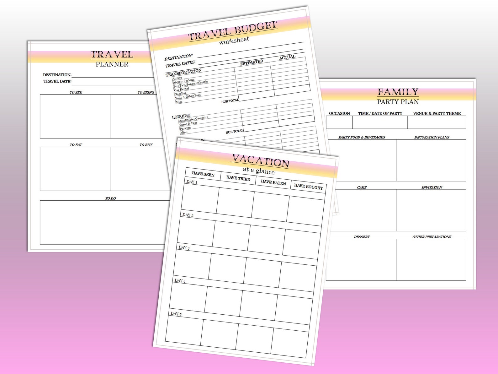 Ultimate Mom Planner Printable Home Digital Download Baby Planner ...