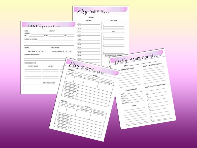 Etsy Guide Etsy Shop Business Planner Etsy Seller Guide Printable How ...