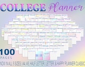 College Planner Printable Planning Visit Student Digital Download Lessons Courses 2024 25 Studies Graduation Physical Academic Online