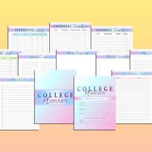 College Planner Printable Planning Visit Student Digital Download ...