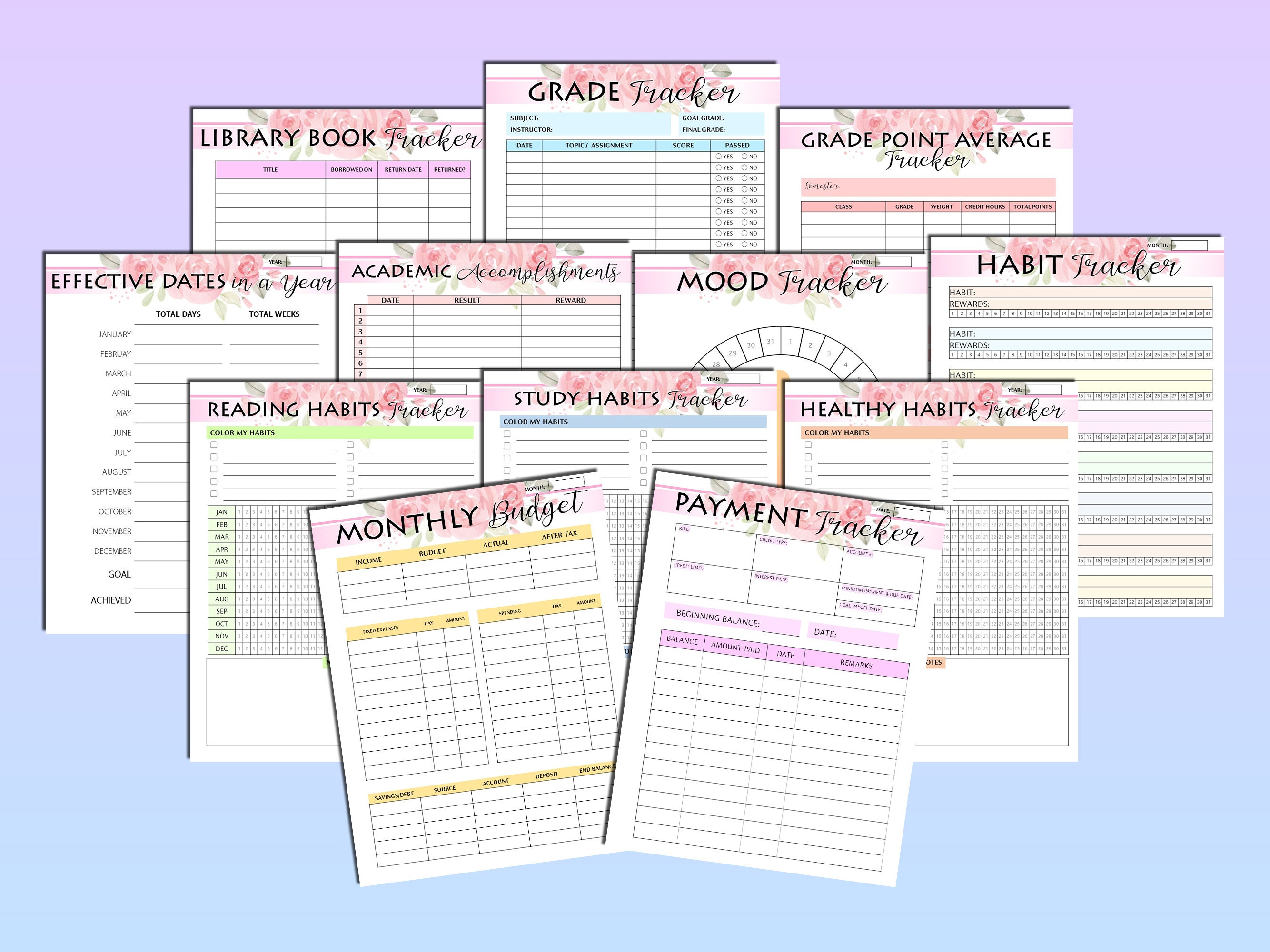College Planner Printable Planning Visit Student Digital - Etsy