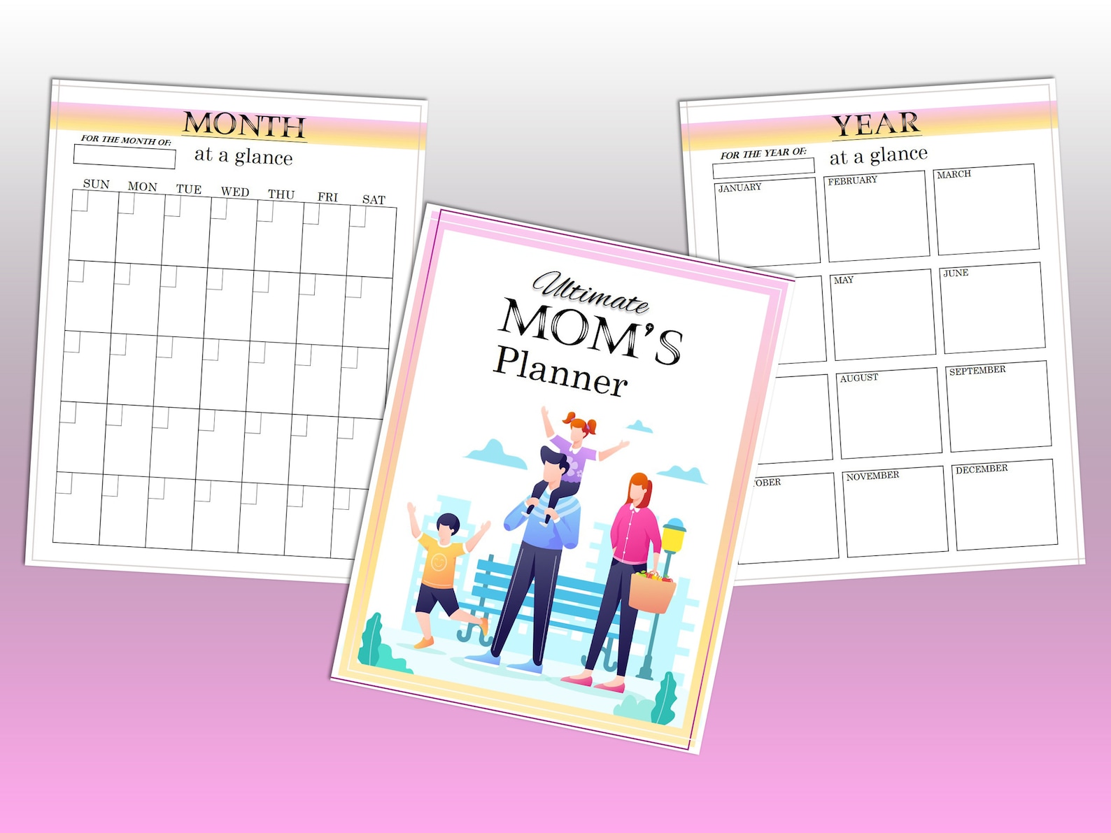 Ultimate Mom Planner Printable Home Digital Download Baby Planner ...