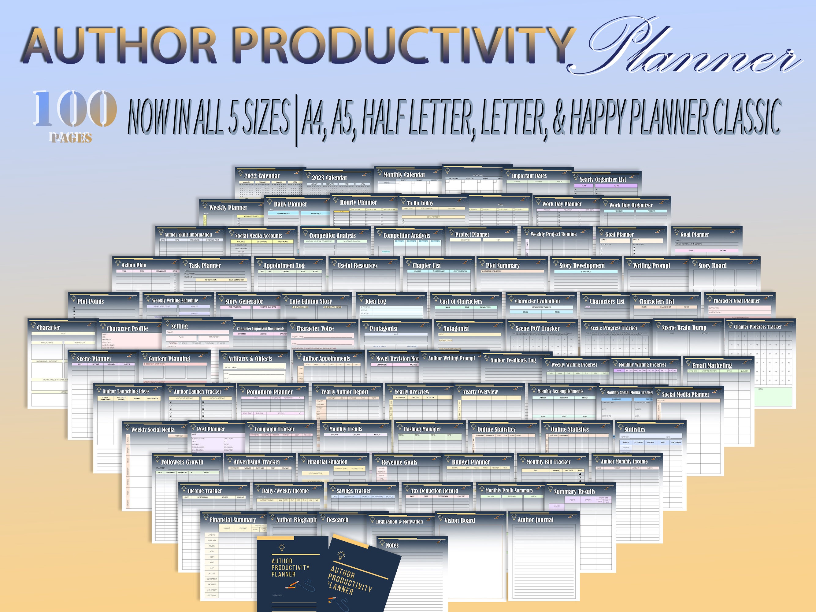 Nanowrimo Calendar 2023 Writers Planner Author Notebook Novel Writer Book Writing Plot | Etsy