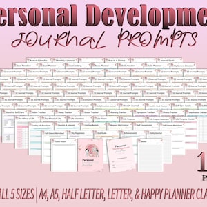 Personal Development Journal Personal Growth Life Planner Printable Mental Health Self Care Self Help Love Mindset Goals Digital Download