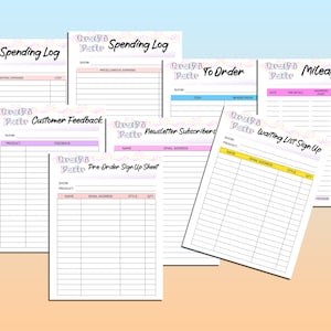 Craft Fair Planner Craft Show Templates Small Business Organizer ...