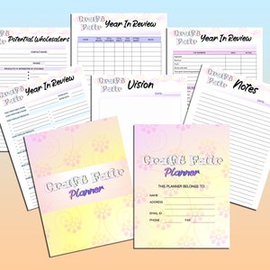 Craft Fair Planner Craft Show Templates Small Business Organizer ...