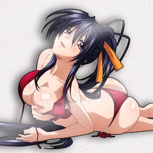 Highschool DxD - Akeno Himejima 3 | Cute Waterproof Anime JDM Weabo Peeker | Laptop Water Bottle Flask Sticker Decal