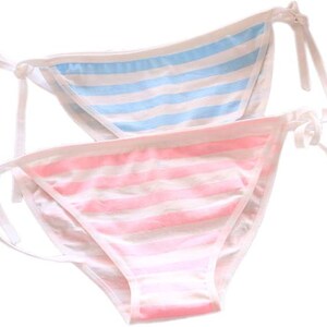 Anime Striped Panties Etsy